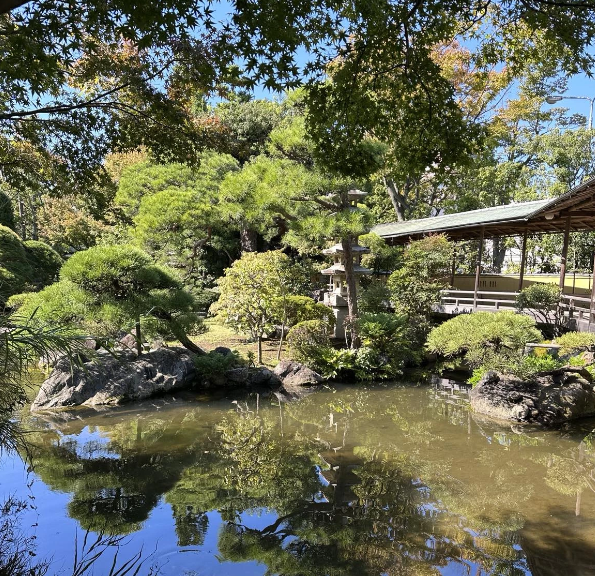 Jardin intérieur du Shibamata Taishakuten