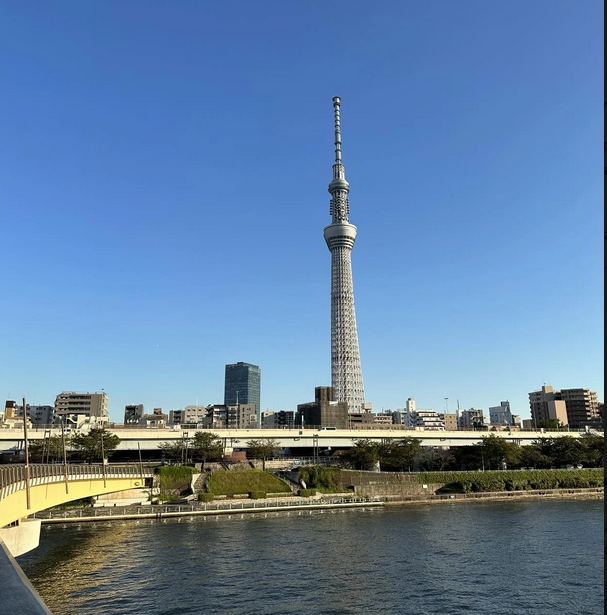 Rivière Sumida-gawa et Tokyo Skytree