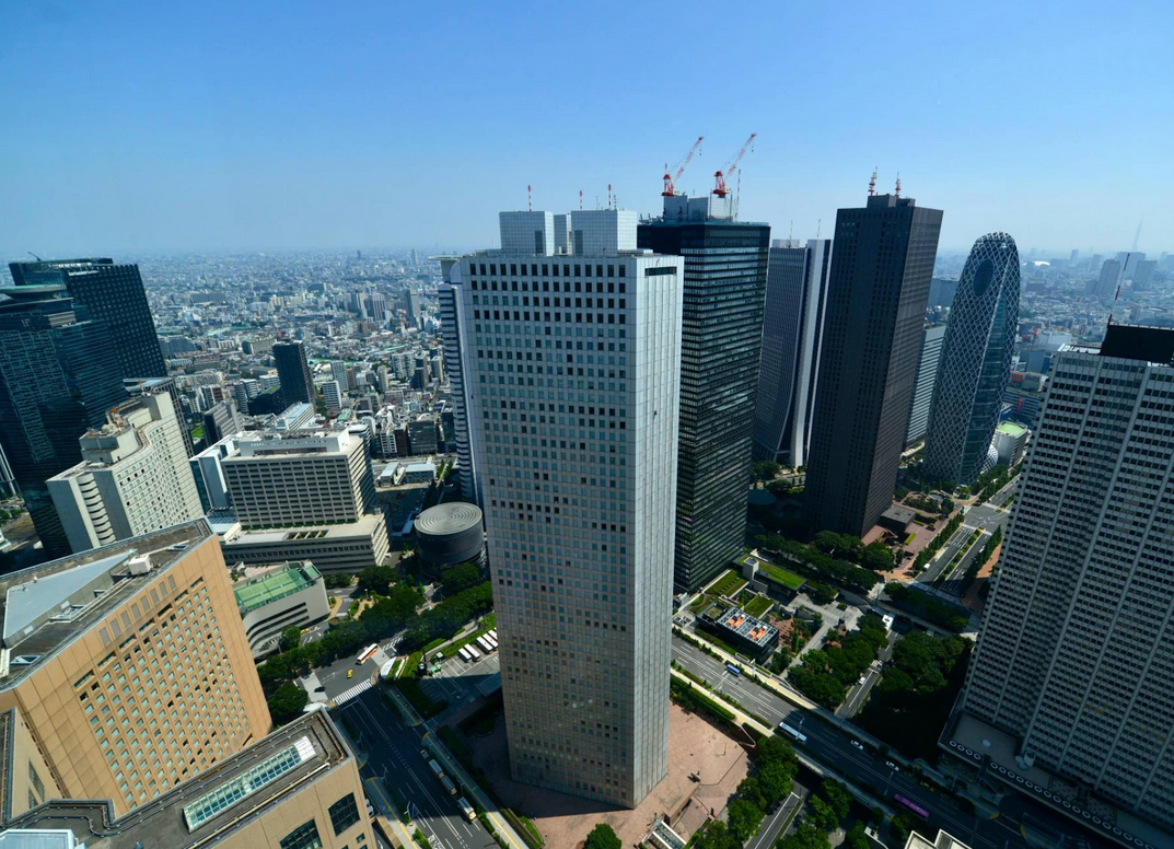 Vue depuis le haut de l'observatoire, Metropolitan Government Building - Shinjuku