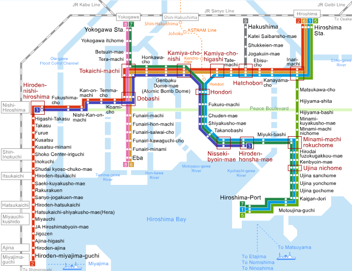 Réseau de tramway de Hiroshima