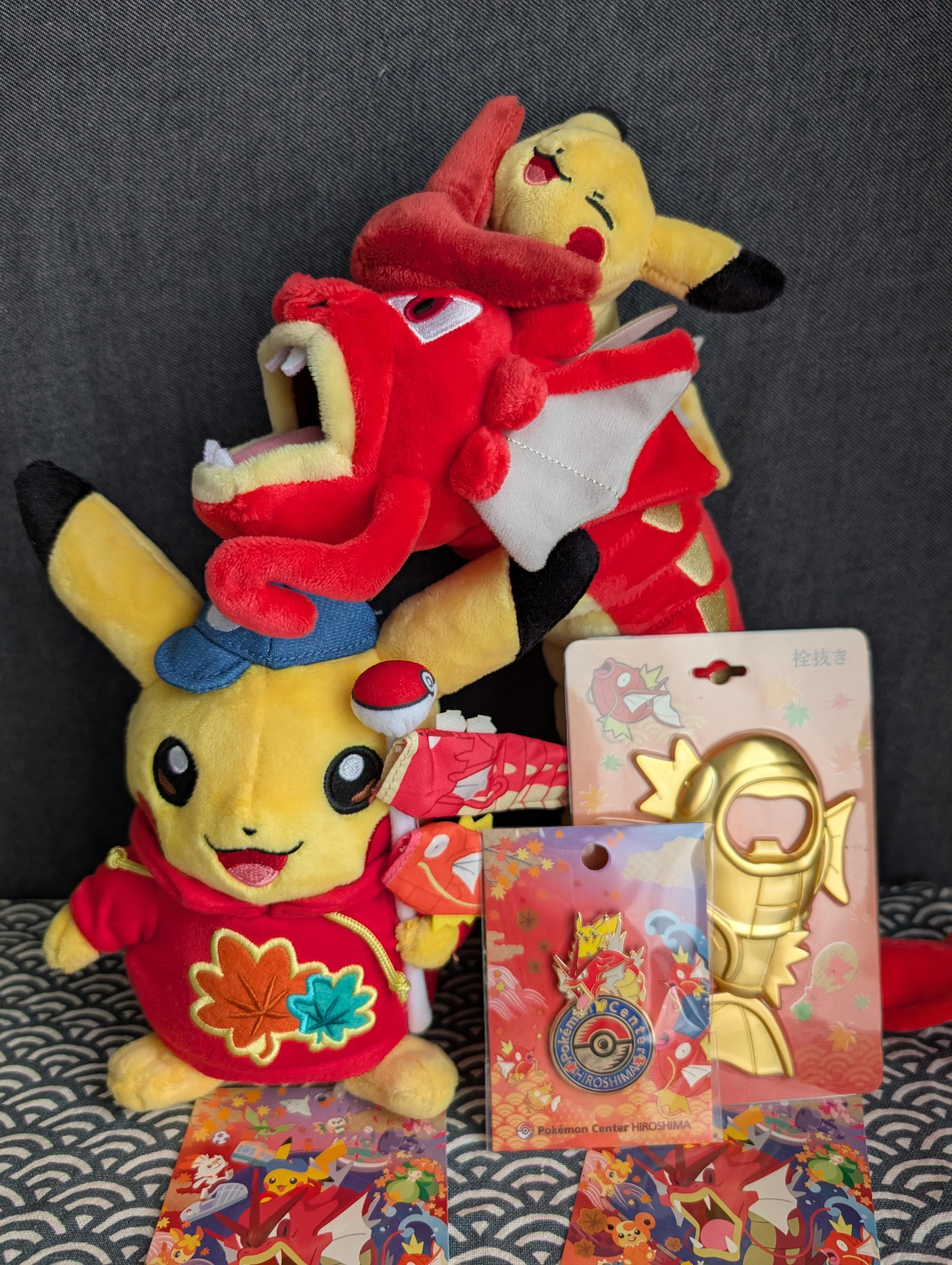 Goodies exclusifs du Pokémon Center Hiroshima