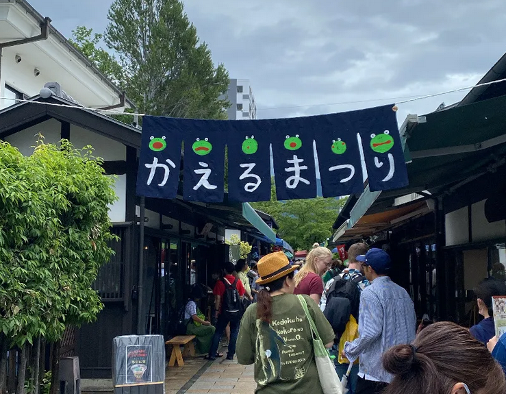 Festival de la grenouille - Nawate-dori @visitmatsumoto.com