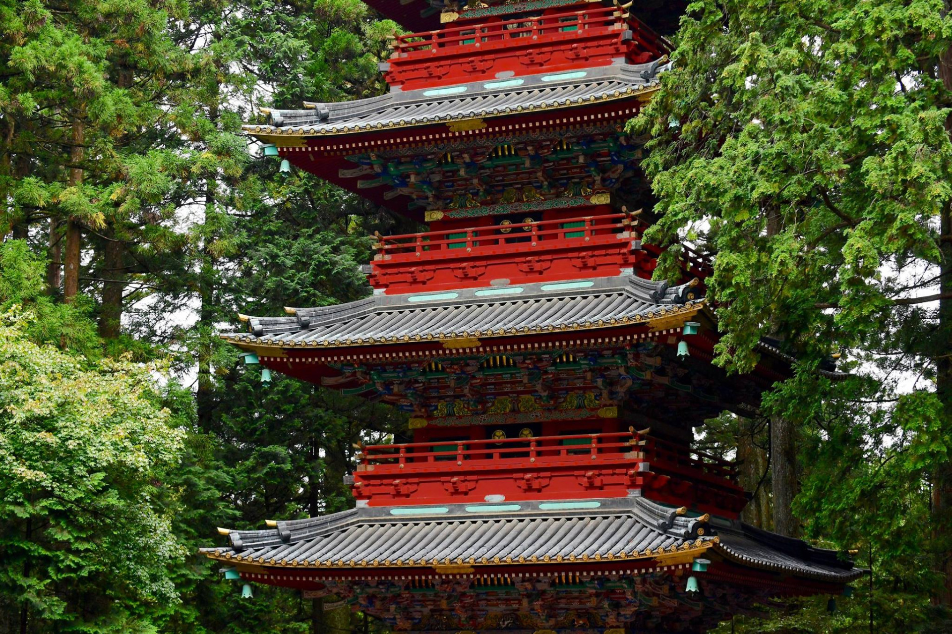 Pagode à 5 étages du Tosho-gu