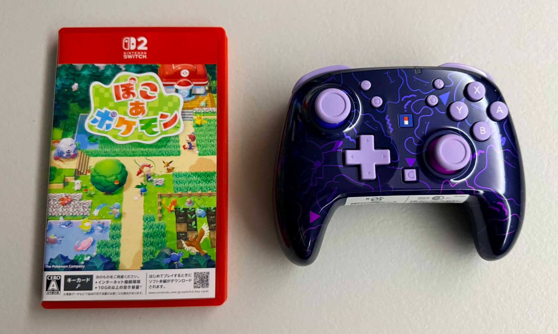 Jeu Pokopia et manette Switch 2 Pokémon