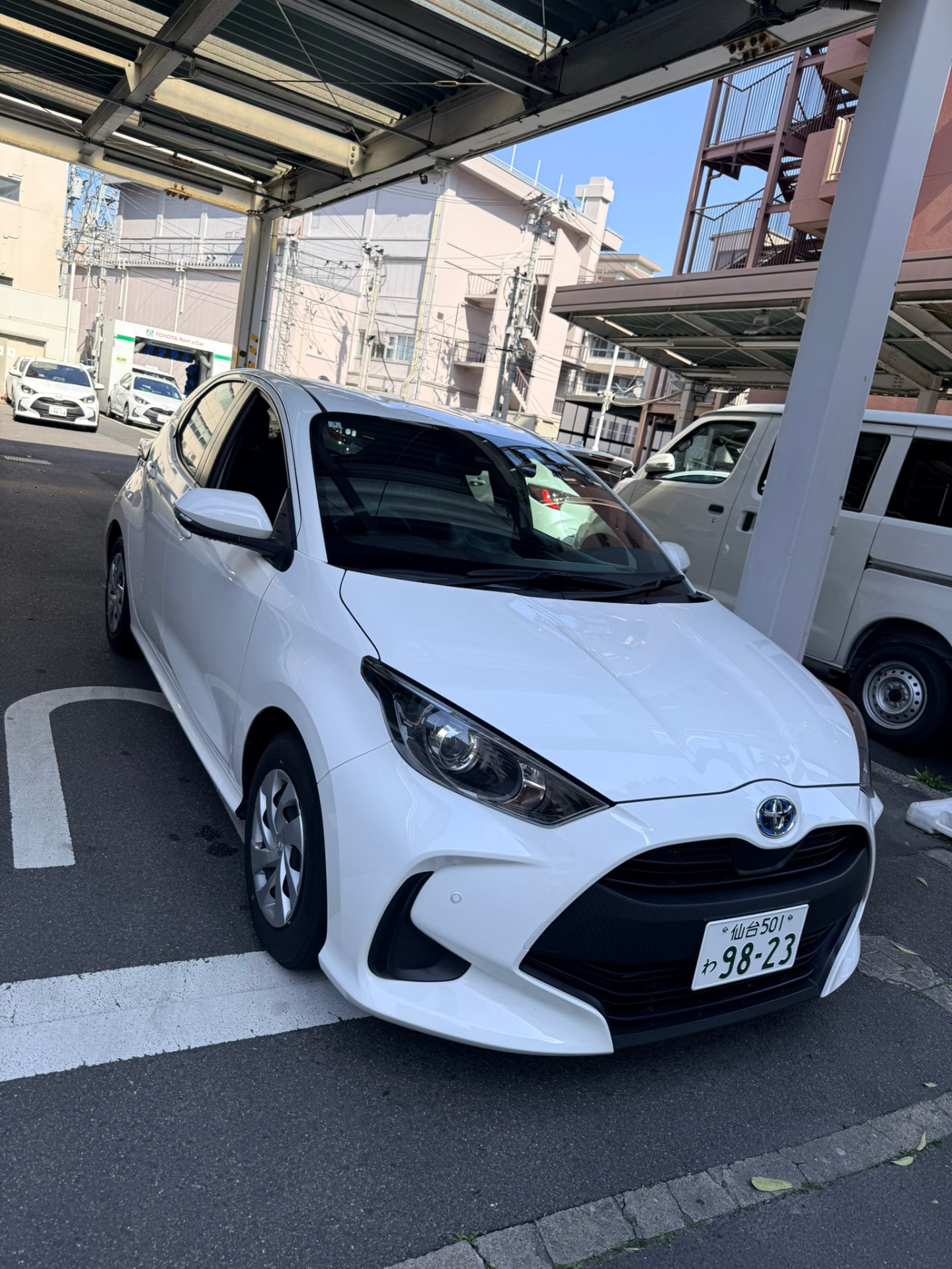 Voiture louée chez Toyota Rent a Car
