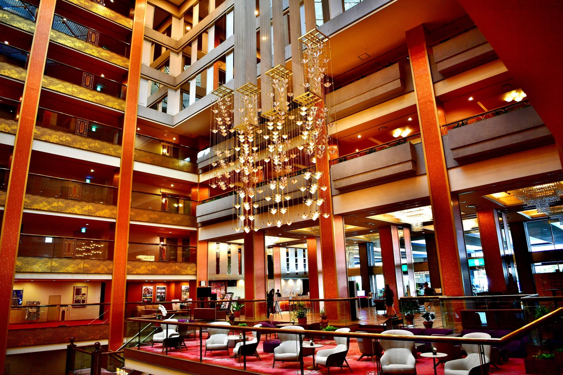 Hall d'entrée du Asaya Hotel, Kinugawa Onsen