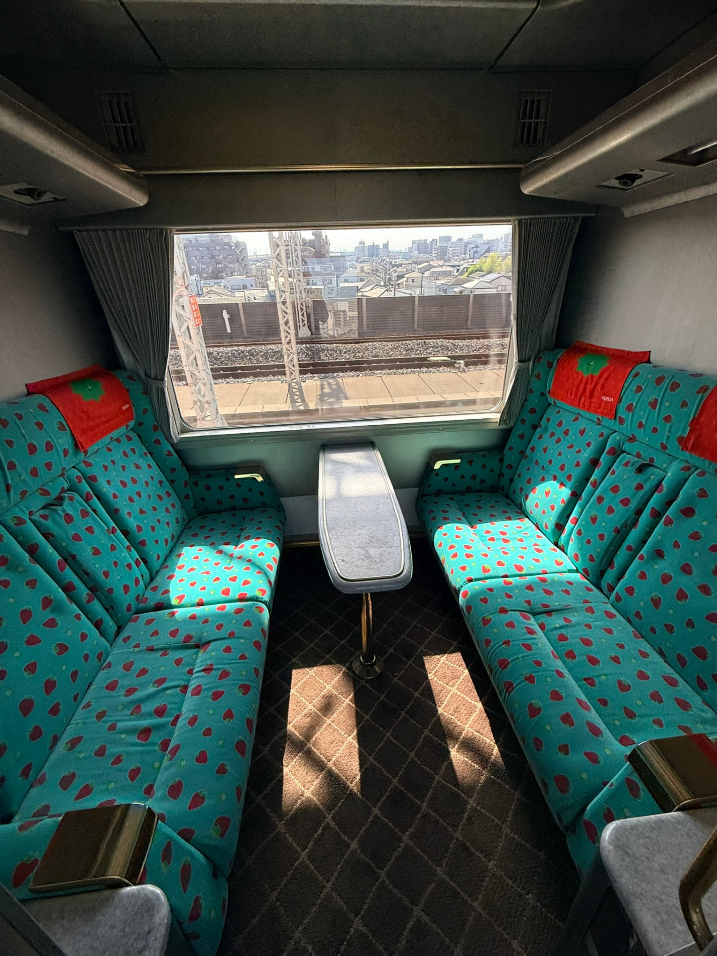 Compartiment fraise du train express Kegon