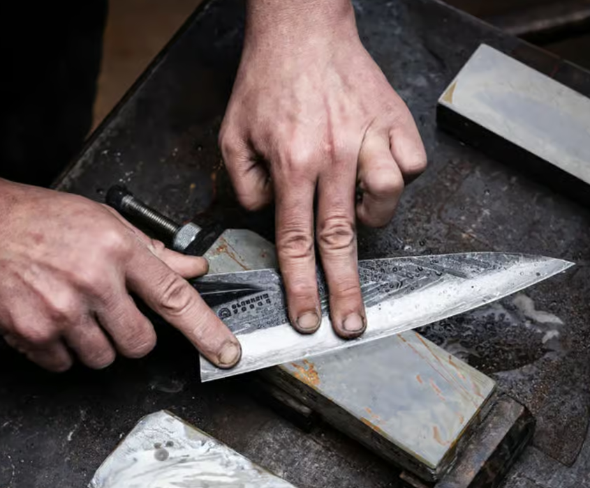 Fabrication de couteau japonais