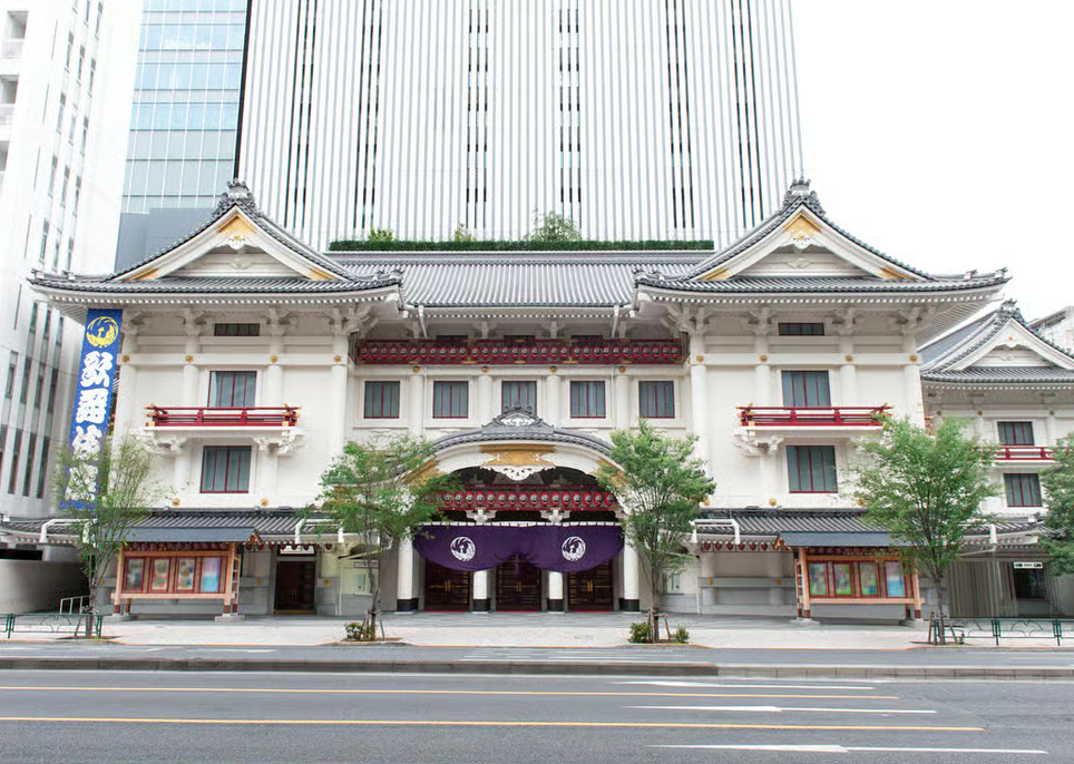 Théâtre kabuki-za à Tokyo
