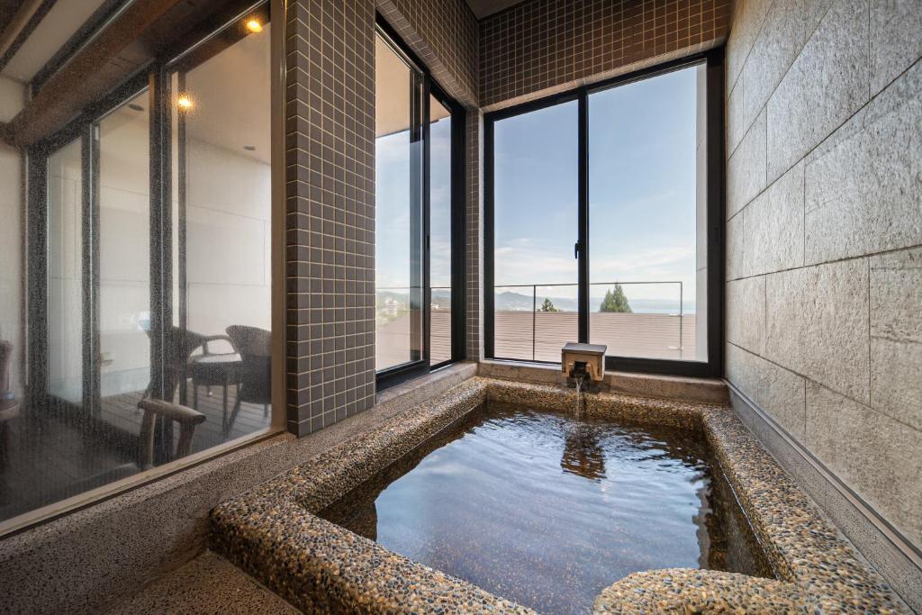 Chambre avec bain privé du Terrace Midoubaru