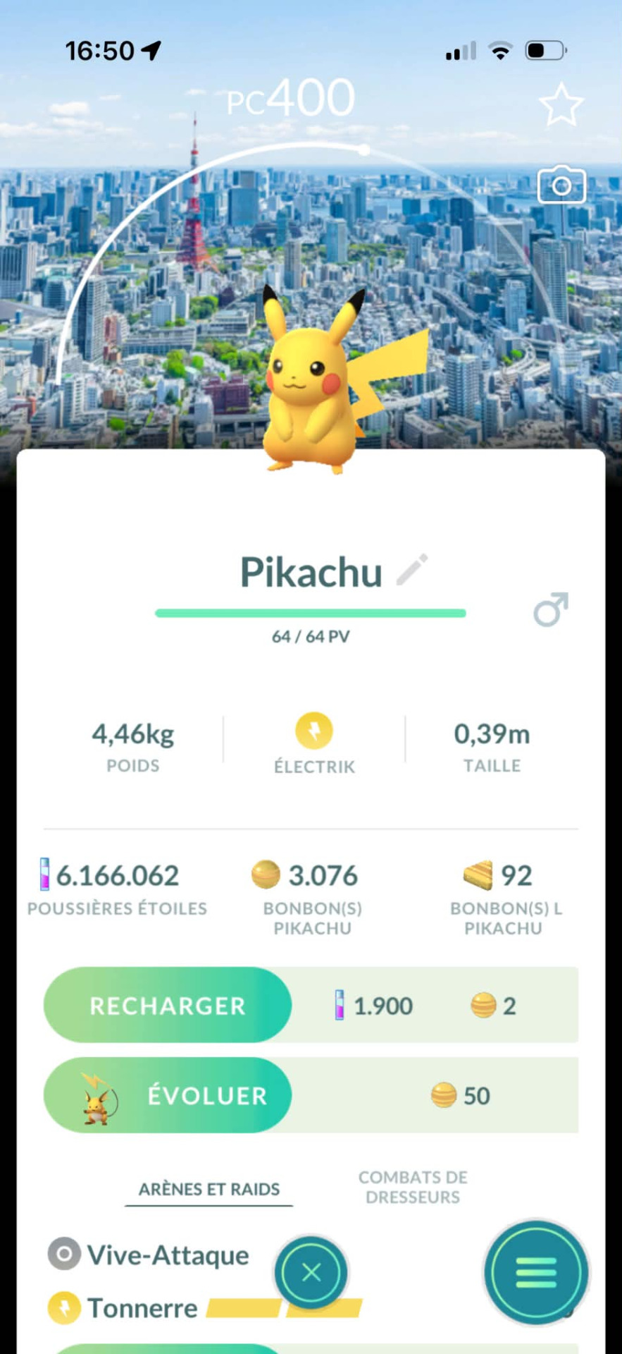 Pikachu exclusif de Tokyo