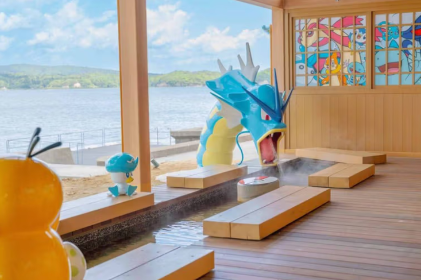 Ashiyu Pokémon de Wakura Onsen