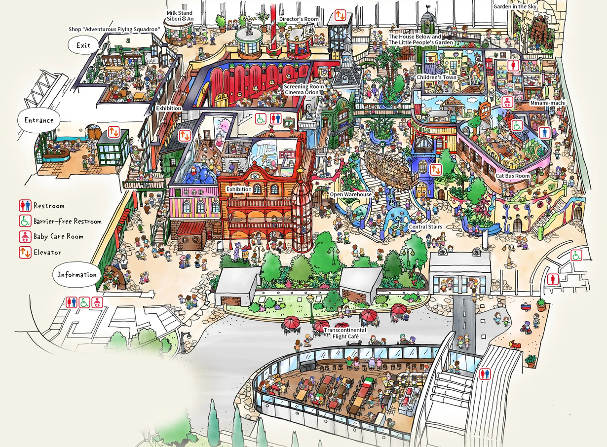 Ghibli's Grand Warehouse Map